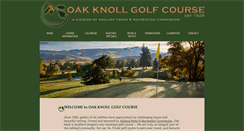 Desktop Screenshot of oakknollgolf.org